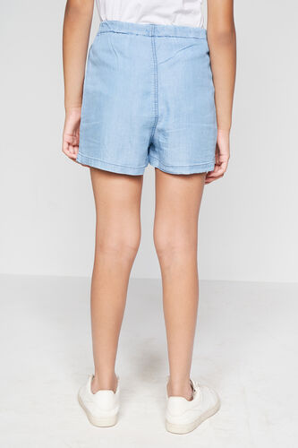 Denim Skorts, Light Blue, image 4